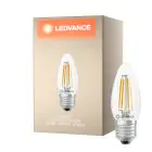 Ledvance Classic LED E27 Kronljus Filament Klar 3.4W 470lm - 827 Extra Varm Vit | Ersättare 40W