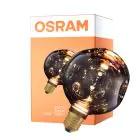Osram Decor LED Lamp Svart Glas E27 3.5W 300lm - 827 Extra Varm Vit | Ersättare 25W