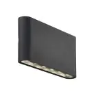 Nordlux Kniver Vägglampa Aluminium Svart 8.5W 285lm - 830 Varm Vit