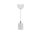 Nordlux Siv Pendellampa Marmor och Metall Vit | 65mm - Passande för E27