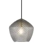 Nordlux Orbiform Pendellampa Glas Grå | Passande för 1x E27