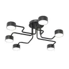 Emibig Taklampa Kurage Stål Svart | Passande för 6x GX53 - Max 12W