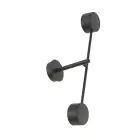 Emibig Vägglampa Natsu Stål Svart | Passande för 2x GX53 - Max 12W