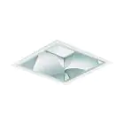 Philips LED Downlight LuxSpace Fyrkant DN572B 20.9W 2600lm 80D - 840 Kallvit | 214mm - Aluminium Reflektor