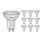 Flerpack 10x Noxion LED Spot GU10 PAR16 4W 345lm 36D - 827 Extra Varm Vit | Dimbar - Ersättare 50W