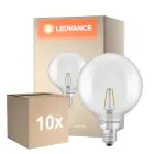 Flerpack 10x Ledvance Classic LED Globe LED E27 Globe Filament Klar 1.8W 250lm - 827 Extra Varm Vit | Ersättare 25W