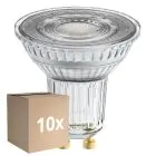 Flerpack 10x Ledvance Performance LED Spot Reflektor GU10 PAR16 9.6W 750lm 36D - 827 Extra Varm Vit | Ersättare 100W