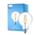 Philips Corepro LED Globe E27 Filament Klar 95mm 7W 806lm - 827 Extra Varm Vit | Ersättare 60W