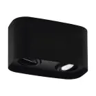 Eglo Tak Spot Arenzano Stål Svart 9.4W 690lm - 830 Varm Vit | Dimbar - Passande för 2x GU10