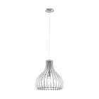 Eglo Pendellampa Tindori Stål Satin Nickel | IP20 - Passande för 1x E27 