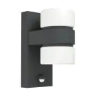 Eglo Vägglampa Atollari Aluminium Antracit Up & Down 4W 360lm - 830 Varm Vit | IP44
