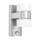 Eglo Vägglampa Atollari Aluminium Rostfritt Stål Up & Down 4W 360lm - 830 Varm Vit | IP44