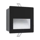 Eglo Vägglampa Aracena Aluminium Svart 3W 500lm - 840 Kallvit
