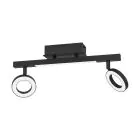 Eglo Taklampa Cardillio 2 Aluminium Stål Svart 3.2W 400lm - 830 Varm Vit | IP20 