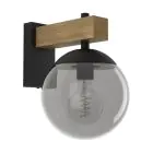 Eglo Vägglampa Bufalata Stål Svart | IP54 - Passande för 1x E27