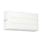 Eglo Vägglampa Camarda Aluminium Vit | IP54 - Passande för 1x E27