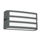 Eglo Vägglampa Camarda Aluminium Antracit | IP54 - Passande för 1x E27
