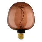 Eglo LED Globe E27 Filament Guld 4W 40lm - 820 Extra Varm Vit | Dimbar - Ersättare 15W
