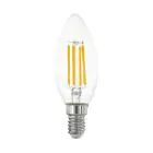Eglo LED Kronljus E14 Filament Klar 2.2W 470lm - 830 Varm Vit | Ersättare 40W