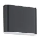 Eglo Vägglampa Grutti Aluminium Antracit 2W 320lm - 830-840-865 CCT | IP65