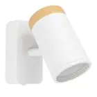 Eglo Vägglampa Consuma Vit, Brun | Passande för GU10