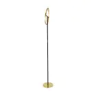 Eglo Golvlampa Castelpoto Stål Brushed Mässing, Svart 17.6W 2000lm - 830 Varm Vit | Dimbar