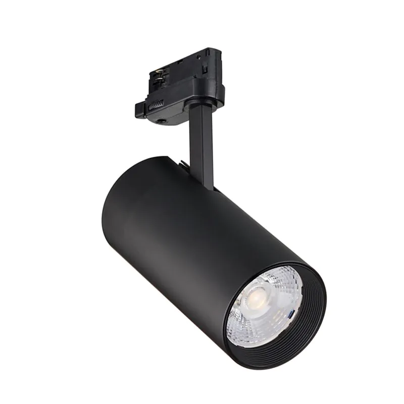 Led spotlights på skena